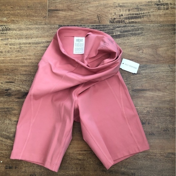** NWT** Girlfriend Collective High-Rise Bike Short Primrose S - Picture 7 of 7